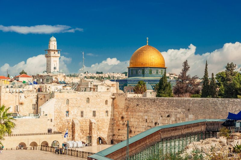 Jerusalem — Western Wall and Dome of the Rock
