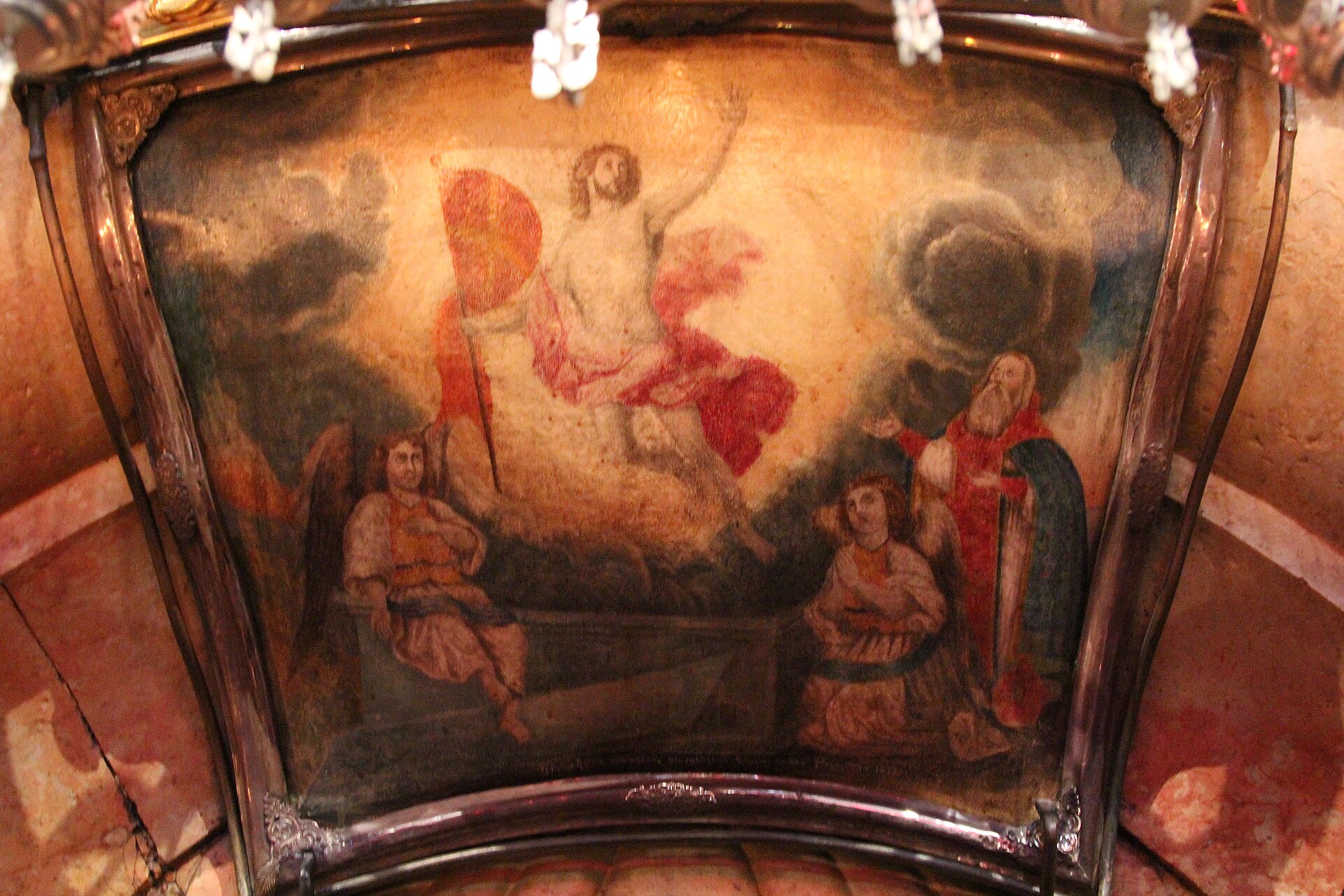 A parish group on pilgrimage